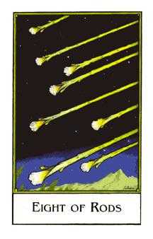 Eight of Rods (Wands)