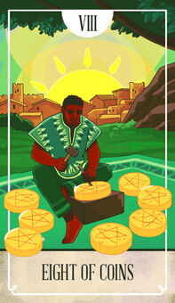 Eight of Coins