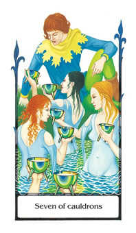 Seven of Cauldrons (Cups)