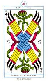 Six of Clubs (Wands)