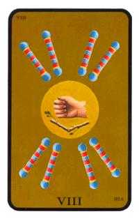 Eight of Batons (Wands)