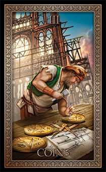 Three of Pentacles (Coins)