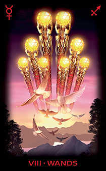 Eight of Wands
