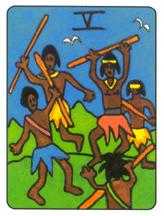 Five of Wands