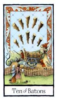 Ten of Batons (Wands)