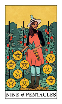 Nine of Pentacles (Coins)