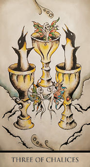 Three of Chalices (Cups)