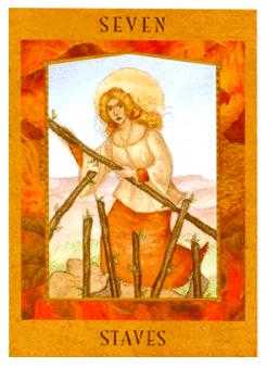 Seven of Staves (Wands)