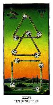 Ten of Sceptres (Wands)