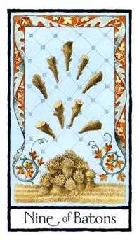 Nine of Batons (Wands)