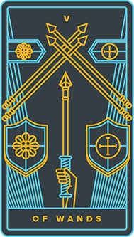Five of Wands