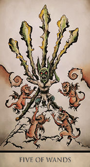 Five of Wands