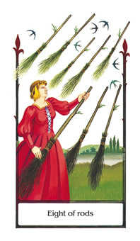 Eight of Rods (Wands)