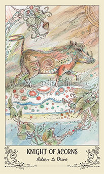 Knight of Acorns (Wands)