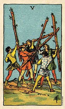 Five of Wands