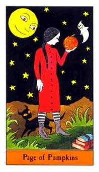 Page of Pumpkins (Coins)