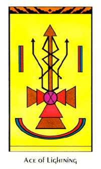 Ace of Lightening (Wands)