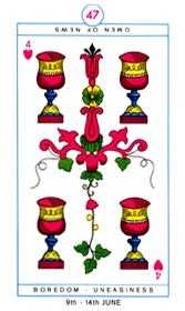 Four of Hearts (Cups)