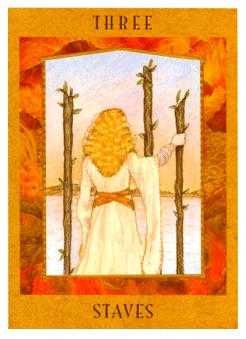 Three of Staves (Wands)