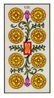 Eight of Pentacles (Coins)