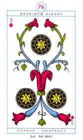 Three of Diamonds (Coins)