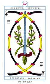 Three of Spades (Swords)