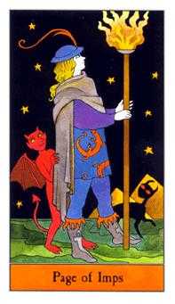 Page of Imps (Wands)