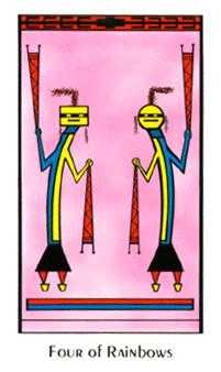 Four of Rainbows (Swords)