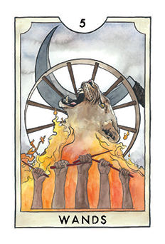 Five of Wands