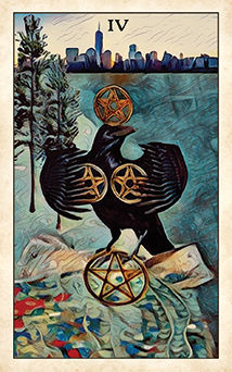 Four of Pentacles (Coins)