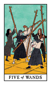 Five of Wands