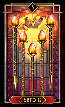Five of Wands