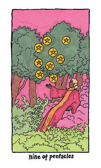 Nine of Pentacles (Coins)