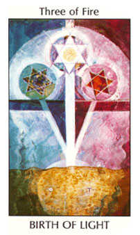 Three of Fire (Wands)