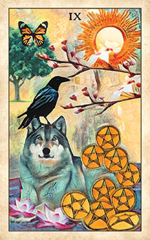 Nine of Pentacles (Coins)