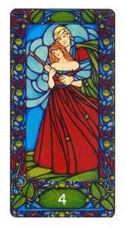 Four of Staves (Wands)
