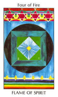 Four of Fire (Wands)