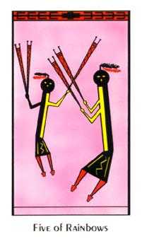 Five of Rainbows (Swords)