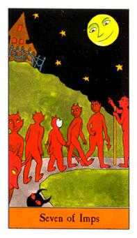 Seven of Imps (Wands)
