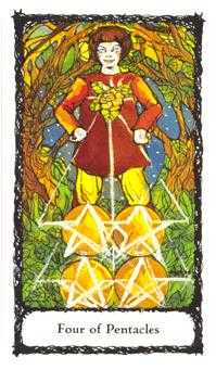 Four of Pentacles (Coins)