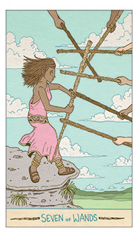 Seven of Wands
