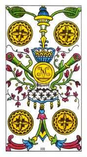 Four of Pentacles (Coins)