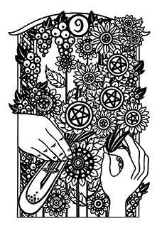 Nine of Pentacles (Coins)