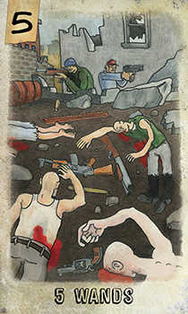 Five of Wands