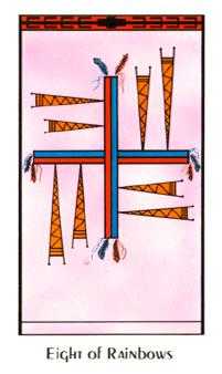 Eight of Rainbows (Swords)