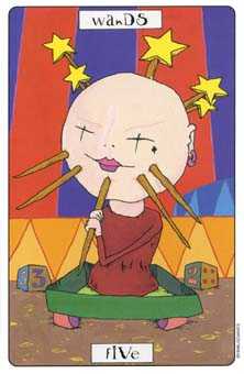 Five of Wands