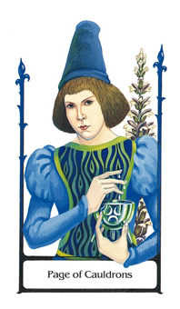 Page of Cauldrons (Cups)