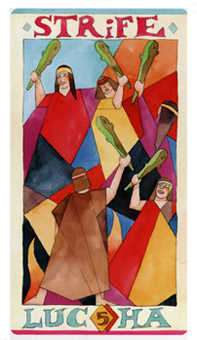 Five of Wands