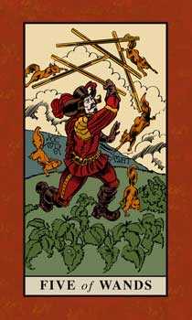 Five of Wands