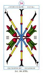 Three of Clubs (Wands)